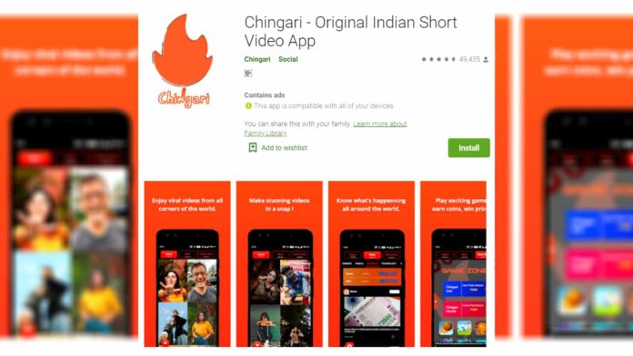 Chingari is likely to be India’s Answer for TikTok with already 2.5 M Downloads