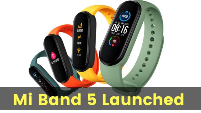 Xiaomi Mi Band 5 Launched At Rs. 2027 Check Out Features