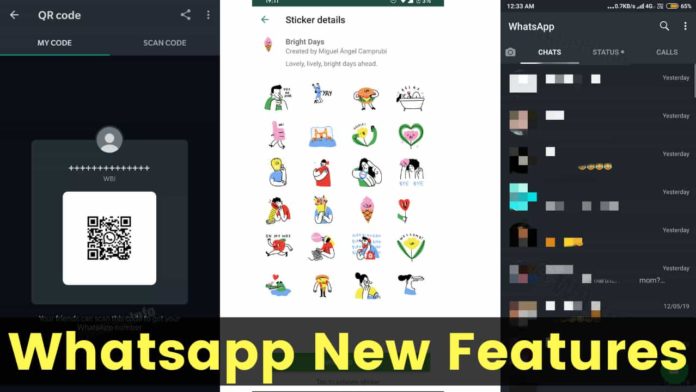 Whatsapp New Key Features Update Desktop Dark Mode, QR Code Feature, Animated Stickers